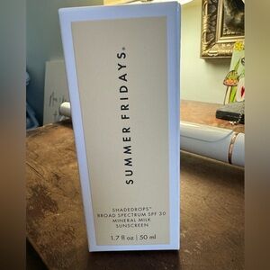 BRAND NEW! Summer Fridays ShadeDrops Mineral Milk Sunscreen SPF 30